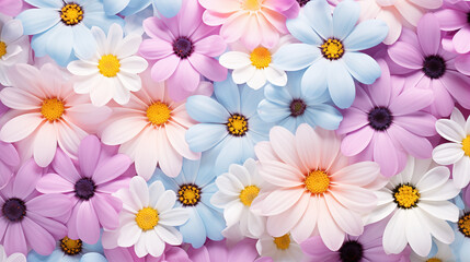 Flowers Image, Pattern Style, For Wallpaper, Desktop Background, Smartphone Cell Phone Case, Computer Screen, Cell Phone Screen, Smartphone Screen, 16:9 Format - PNG