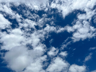 blue sky with clouds