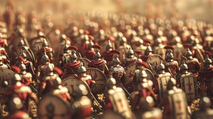 ancient roman soldier mannequins