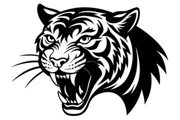 tiger cartoon vector illustration