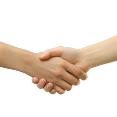 hand shake png isolated on transparent background