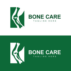 Bone Health Logo Simple Illustration Silhouette Template Vector Design