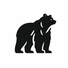 Obraz premium bear logo illustration