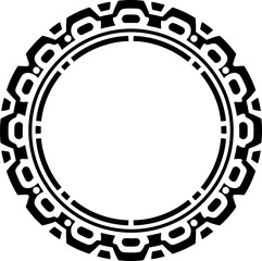 Traditional circle korean frame