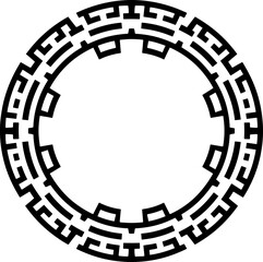 Traditional circle korean frame