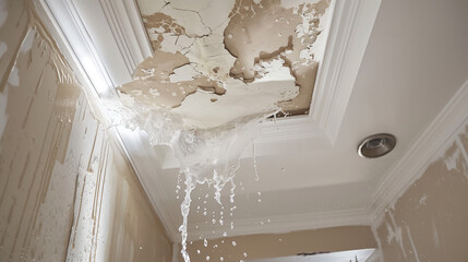Ceiling With Water Leakage