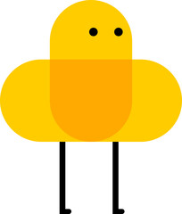 Abstract Character Stick Shape