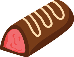 Sweet Chocolate Illustration Element