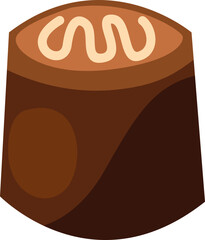 Sweet Chocolate Illustration Element