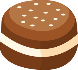Sweet Chocolate Illustration Element