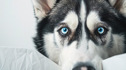 Obraz premium siberian husky puppy