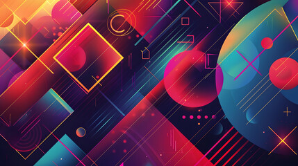 Vector Graphics Tutorial: Step-by-Step Creation of a Vibrant Geometric Design
