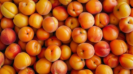 Apricot Background : Suitable for Be Used in Blog Posts, Social Media Posts or Website Content Related to Fruits and Vegetables.