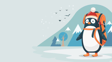 Obraz premium Clip art of penguin