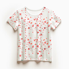 print pattern for T-shirt design with background