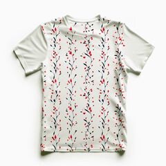print pattern for T-shirt design with background