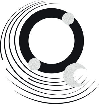 recommend clip art: Moon abstraction