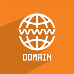 domain icon , website icon vector