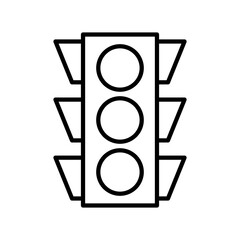 Traffic Light icon design templates simple and modern concept