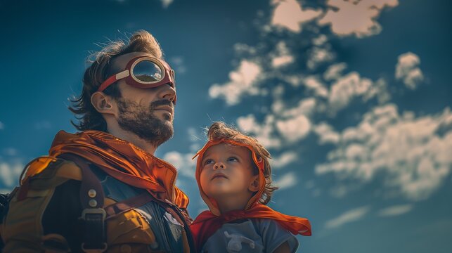 Pai aceitar brincar de super her&oacute;i e &eacute; a inspira&ccedil;&atilde;o do filho