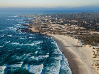 Asilomar Beach on 17 Mile Drive, Pacific Grove, California, United States of America.