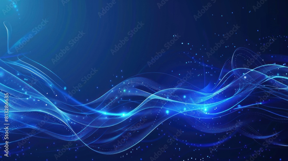 Poster abstract big data visualization. futuristic space. technology background design