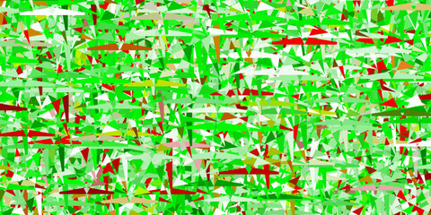 Light Green, Red vector pattern with polygonal style.