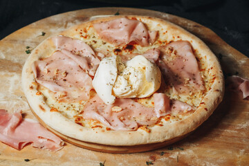 The Ultimate Ham and Cheese Pizza Delight