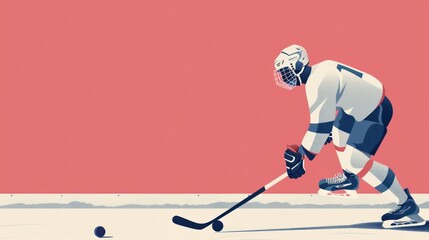 Fototapeta premium Ice Hockey as a sport