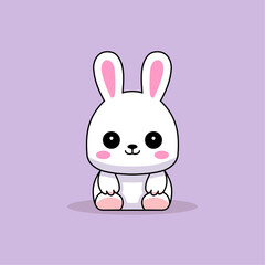 Obraz premium Adorable cute bunny