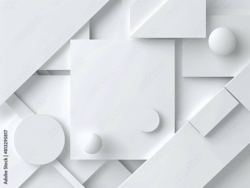 Poster 3d rendering of geometric shapes. abstract background.