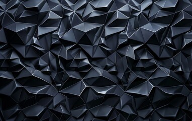 Fototapeta premium Abstract 3D rendering of dark geometric shapes.
