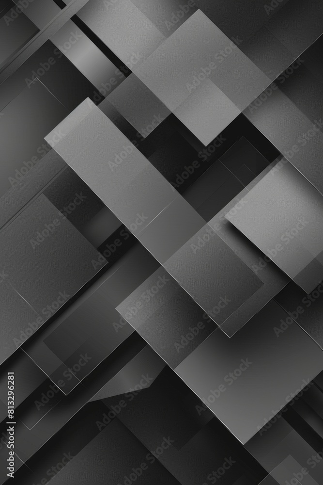 Poster abstract background with geometric shapes. 3d rendering.