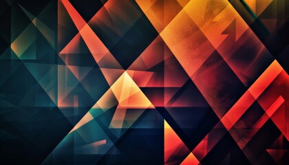 Fototapeta premium Abstract background with geometric shapes.