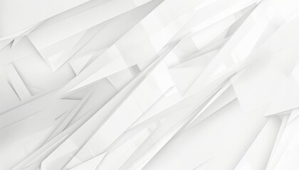 Obraz premium Abstract white background with sharp edges and lines.