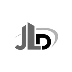 Print JLD letter logo design for your brand and company identity