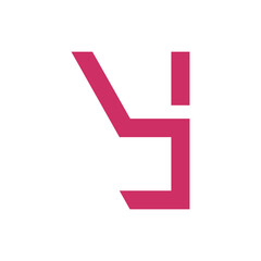 Monogram Y. Design vector Y logo. Monogram initial letter mark Y logo design. Monogram design vector logo. Monogram initial letter mark Y logo design. Simple Y monogram. Monogram Y design logo