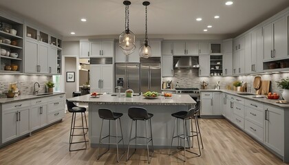modern kitchen interior