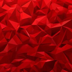 Red polygonal background.