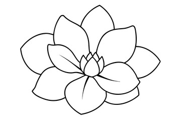 violet flower vector illustration