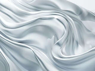 Fototapeta premium The image shows a close-up of a soft, flowing fabric