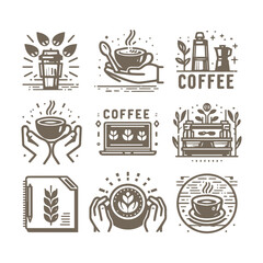 Coffee Shop and Cafe Logo design