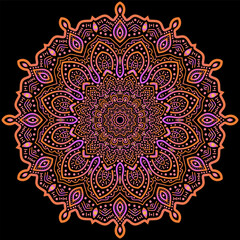 Obraz premium mandala art for design vintage decoration,book cover,motif,Ethnic design,ornament,background
