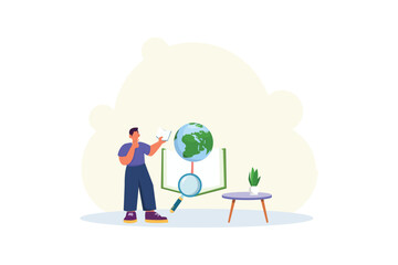 World Book Day Flat Design Illustration