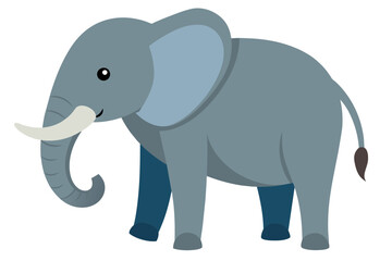 elephant cartoon vector illustration