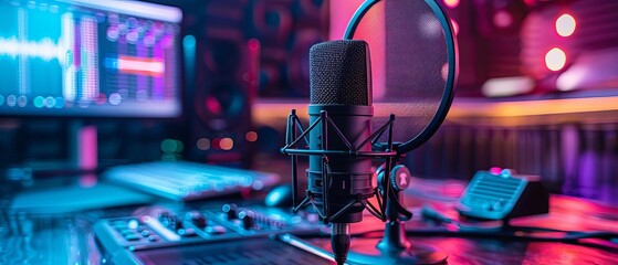 Podcast cover art blending modern technology and creative design