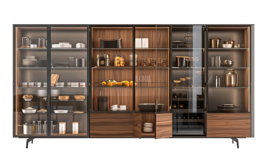 Display Shelf Wooden Interior