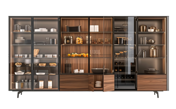 Display Shelf Wooden Interior