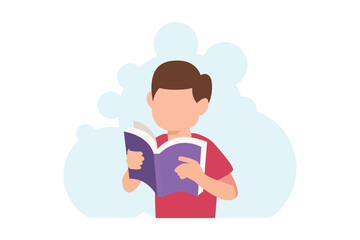 World Book Day Flat Design Illustration