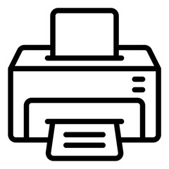 Printer electronic icon